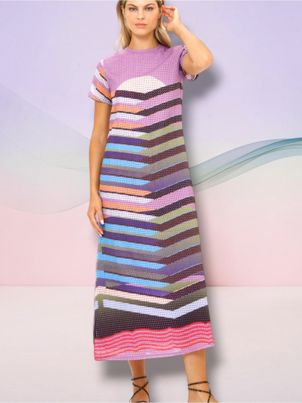 OLIPHANT Solstice Maxi Dress Size Medium